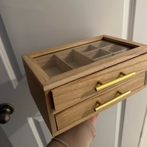 wooden jewelry box